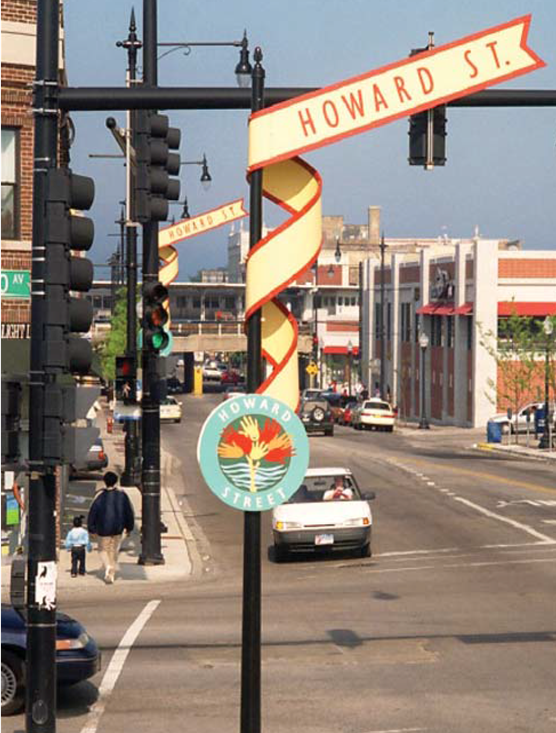 Image for Add 17 Artistic Street Signs Along Clark Street