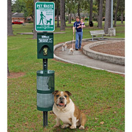 Image for Basurero de desechos de mascotas en el Parque de Benbow