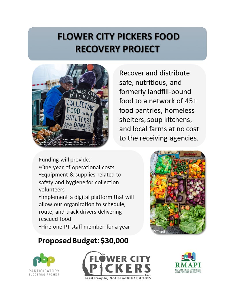 Image for Feed People, Not Landfills: Flower City Pickers Food Recovery