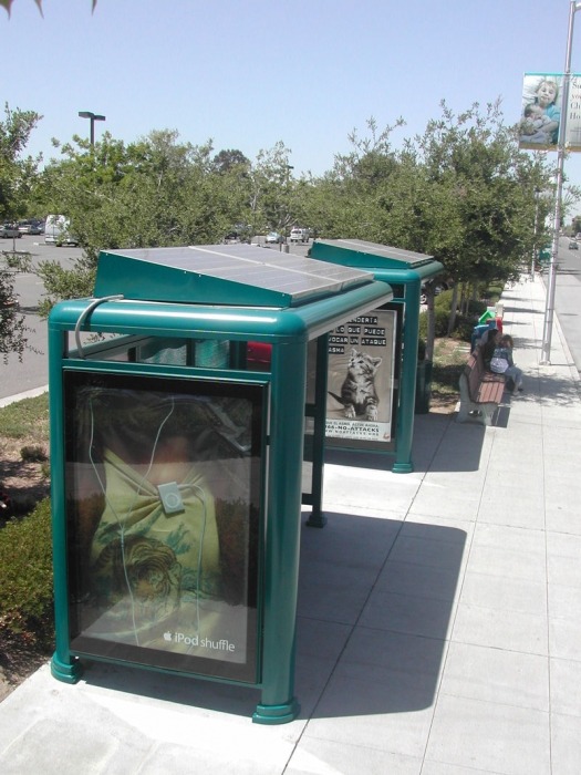 Image for Bus Shelters with Reclaimed Art and Solar Panels