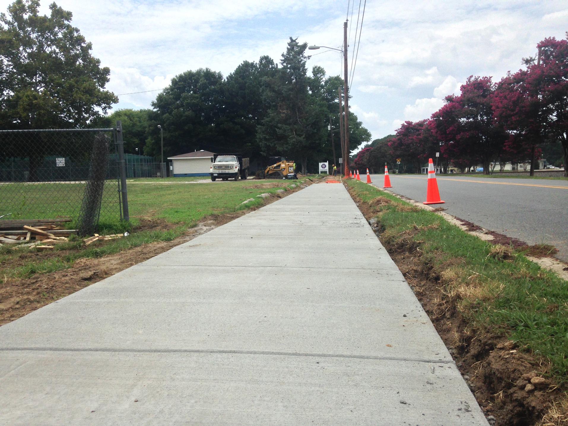 Image for Sidewalk along E. Pettigrew St. between Driver St. and S. Plum St