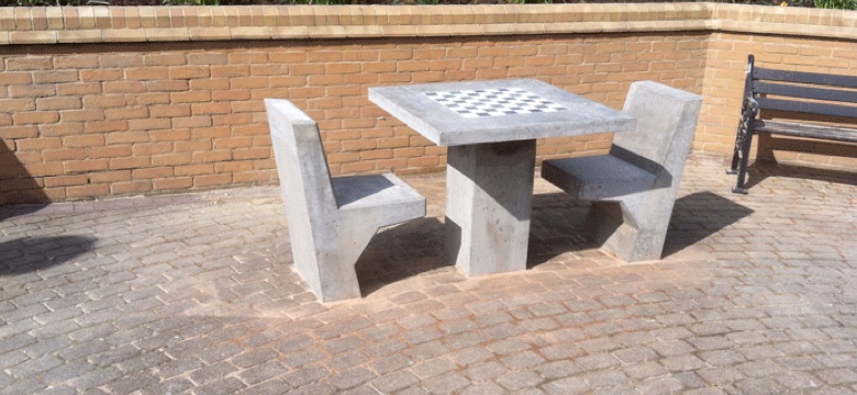 Image for Weather Proof Stone Game Table (Location being designated)