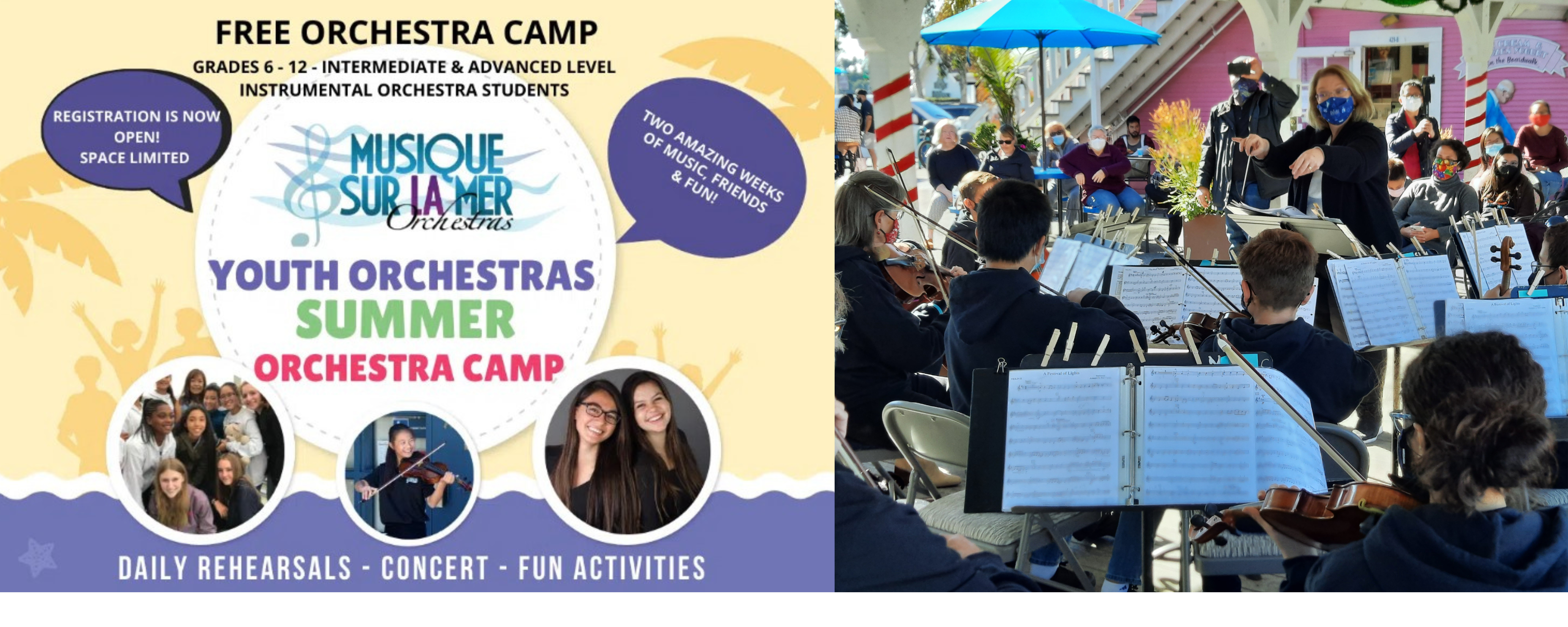 Image for MUSIQUE SUR LA MER ORCHESTRAS, INC. “Summer Camp for Youth Musicians”