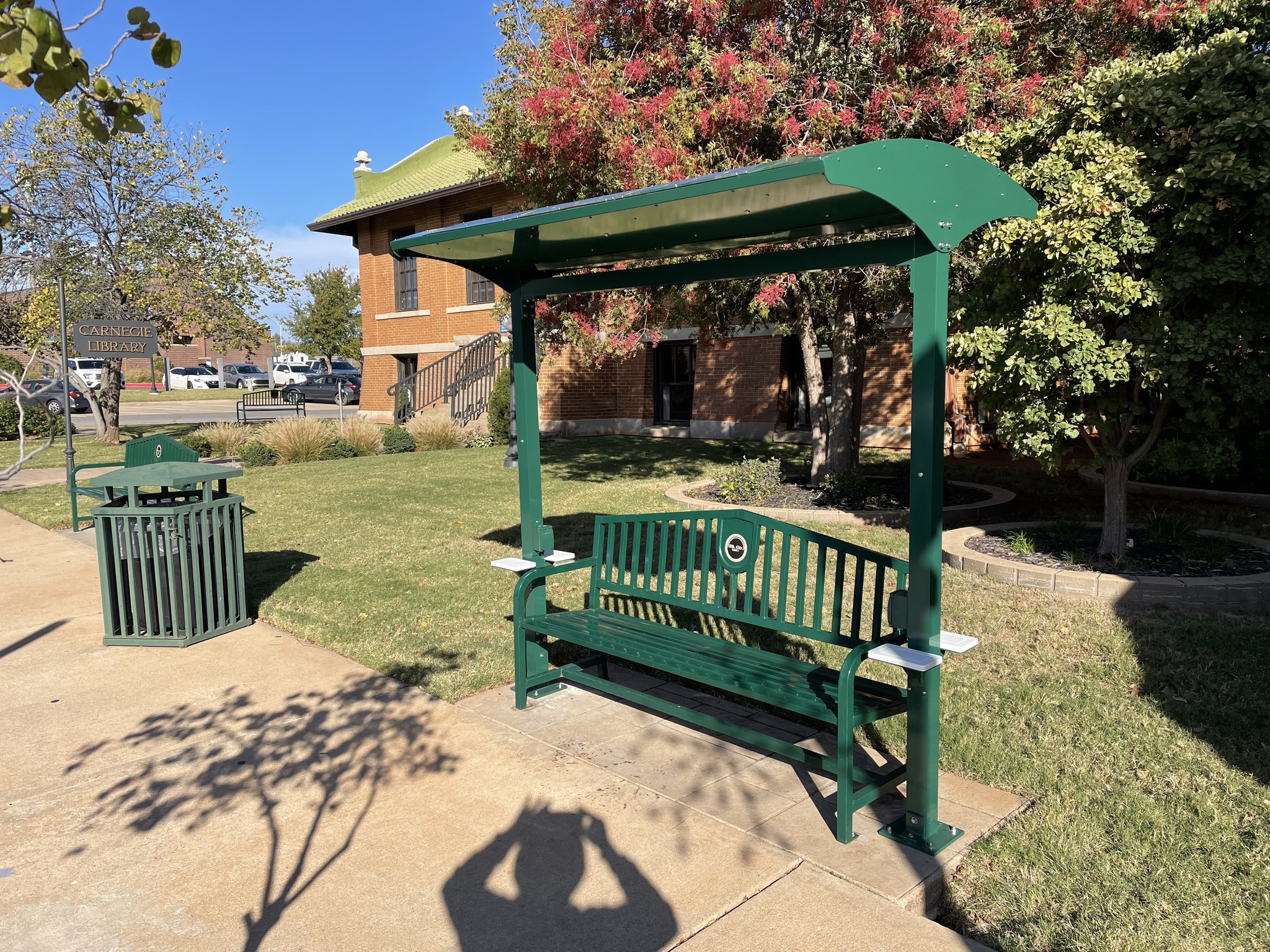 Image for Solar Charging Bench for Public Library