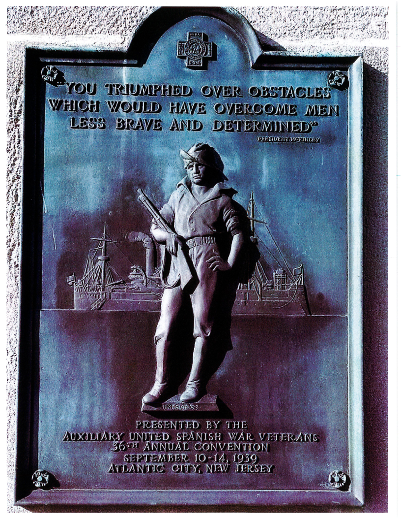 Image for Sons of Spanish American War Veterans Bronze Plaque Replacement 