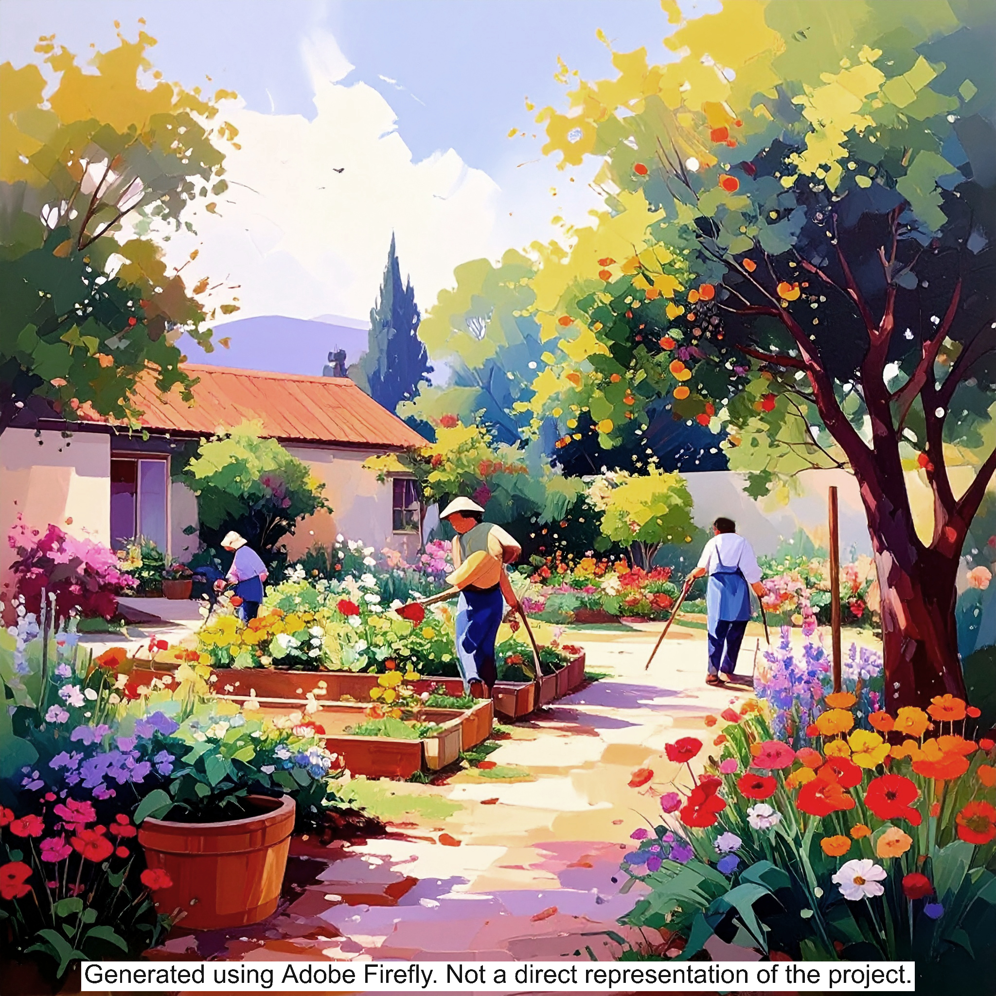 Image for Greening community gardens