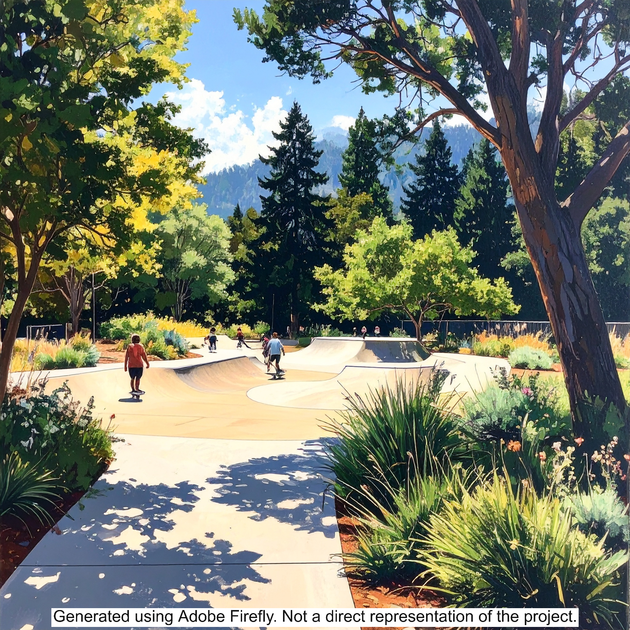 Image for Accessible Nature Skate at Water Tower Park