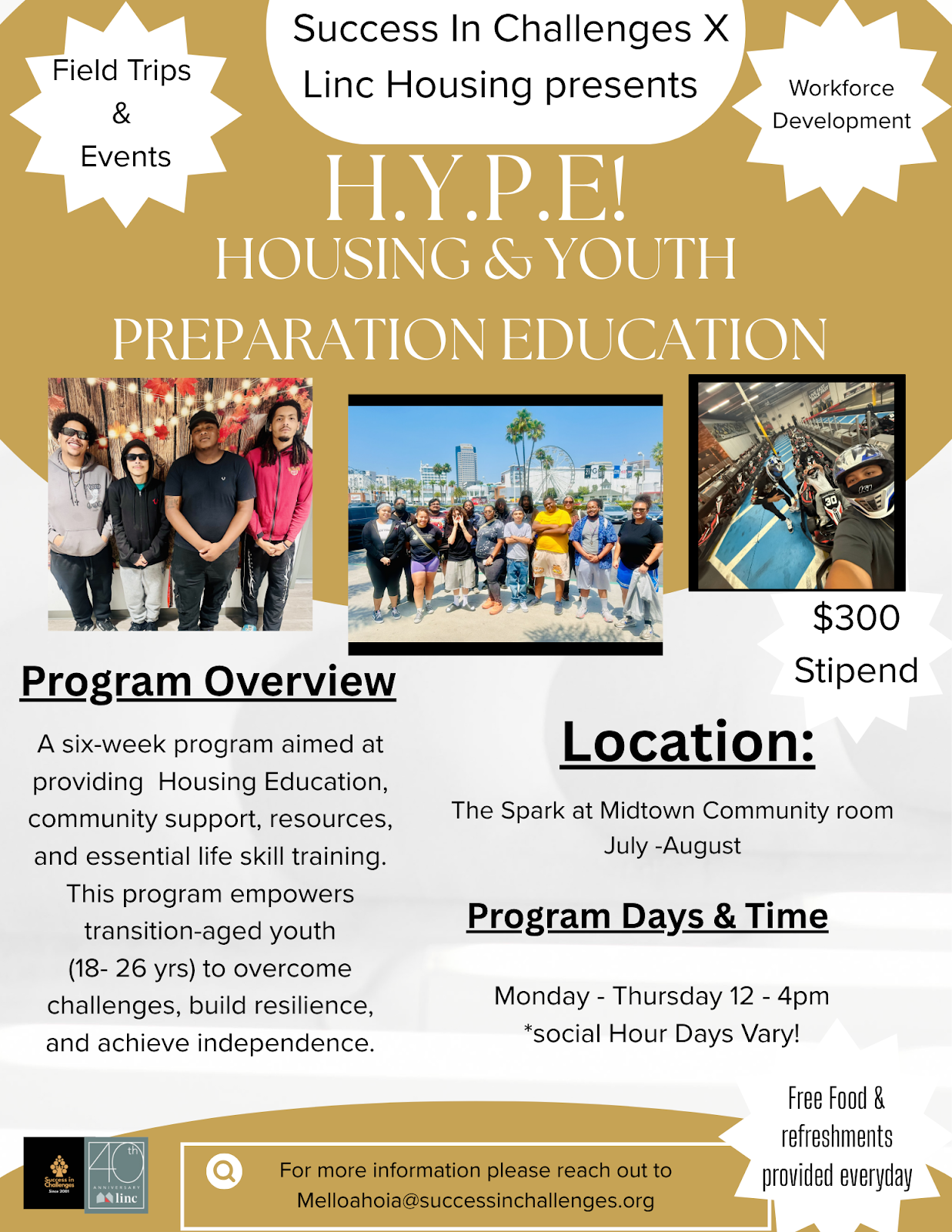 Image for Success in Challenges “H.Y.P.E. Housing and Youth Adjustment Education” 