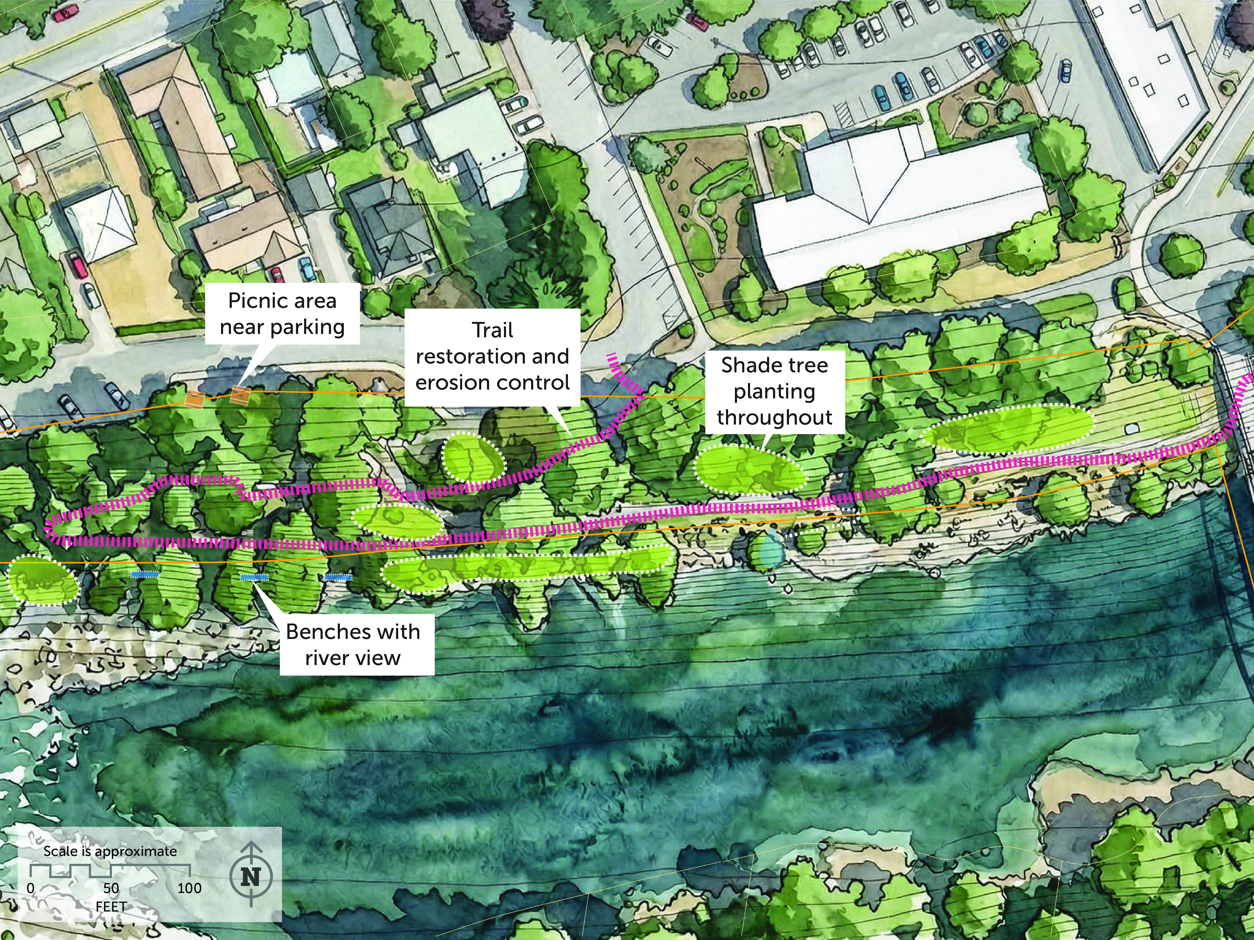 Image for Shade for the Clackamas North Bank