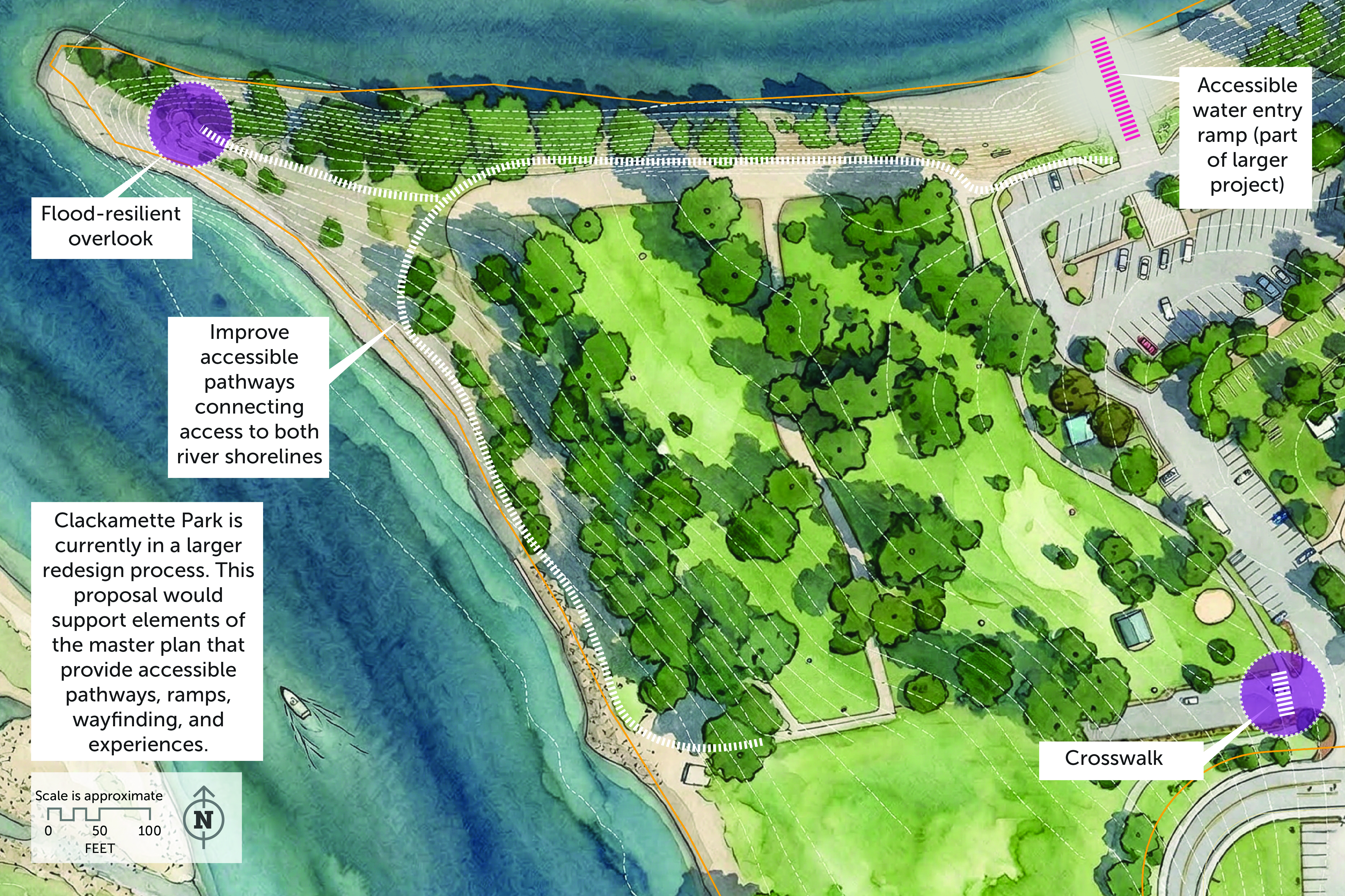 Image for Accessible River Experience at Clackamette