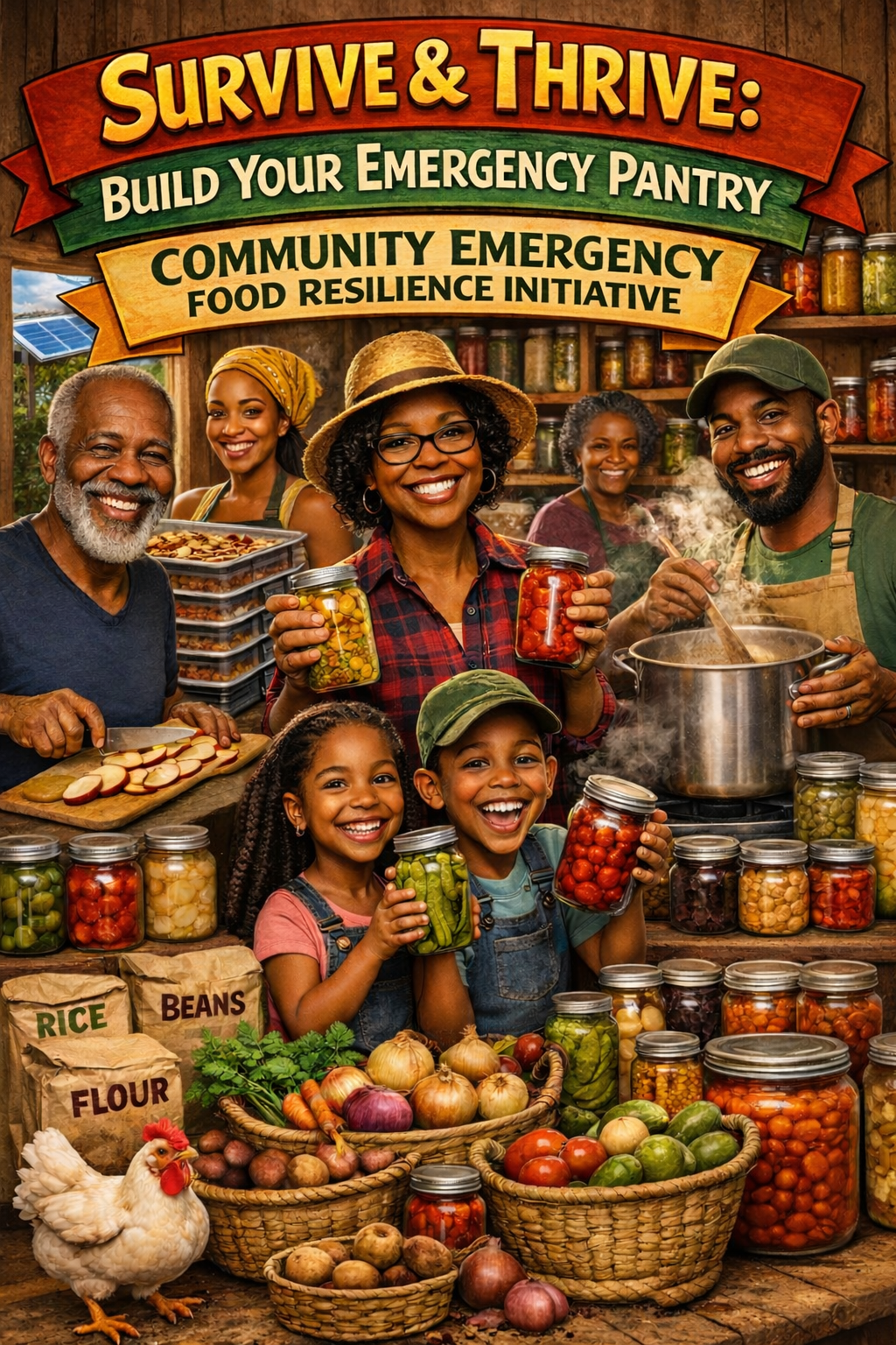 Image for Survive &amp; Thrive: Build Your Emergency Pantry Community Emergency Food Resilience Initiative
