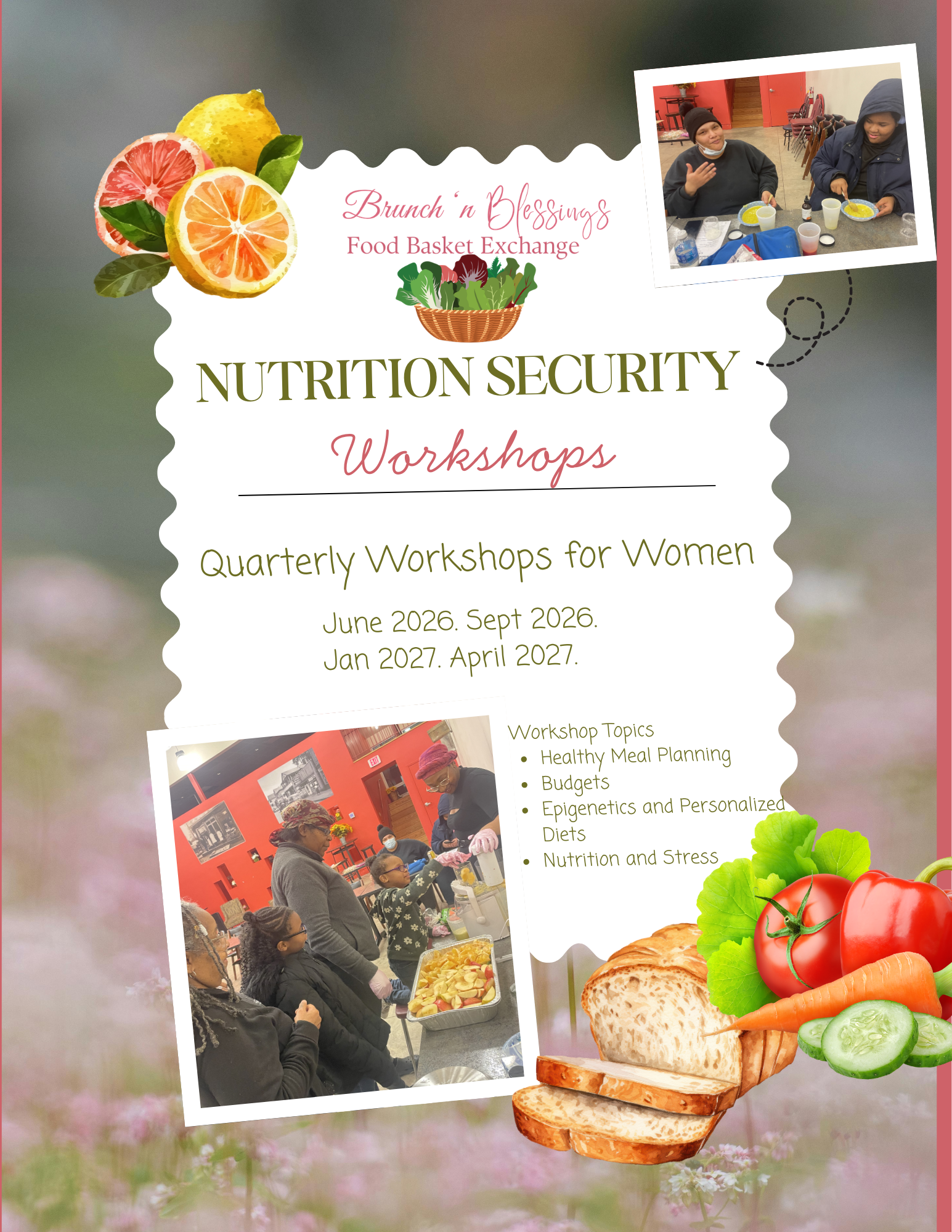 Image for Food Basket Giveaway and Nutrition Workshops for Women